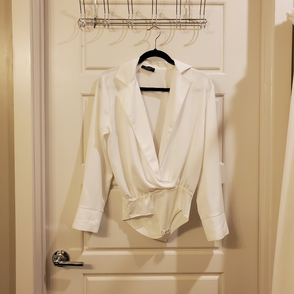 Zara Bodysuit white shirt